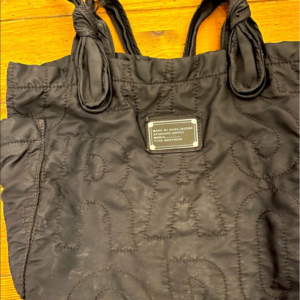 Marc Jacobs nylon black tote